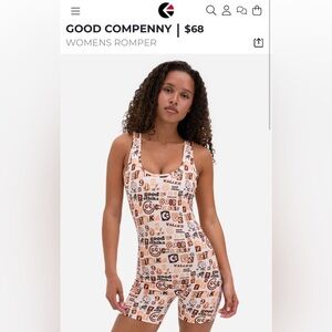 ethika GOOD COMPENNY WOMENS ROMPER Sz: S